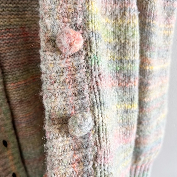 LoveShackFancy Wilford Boyfriend Cardigan Sweater | Autumn Rainbow | Size X-Smal - Picture 12 of 16